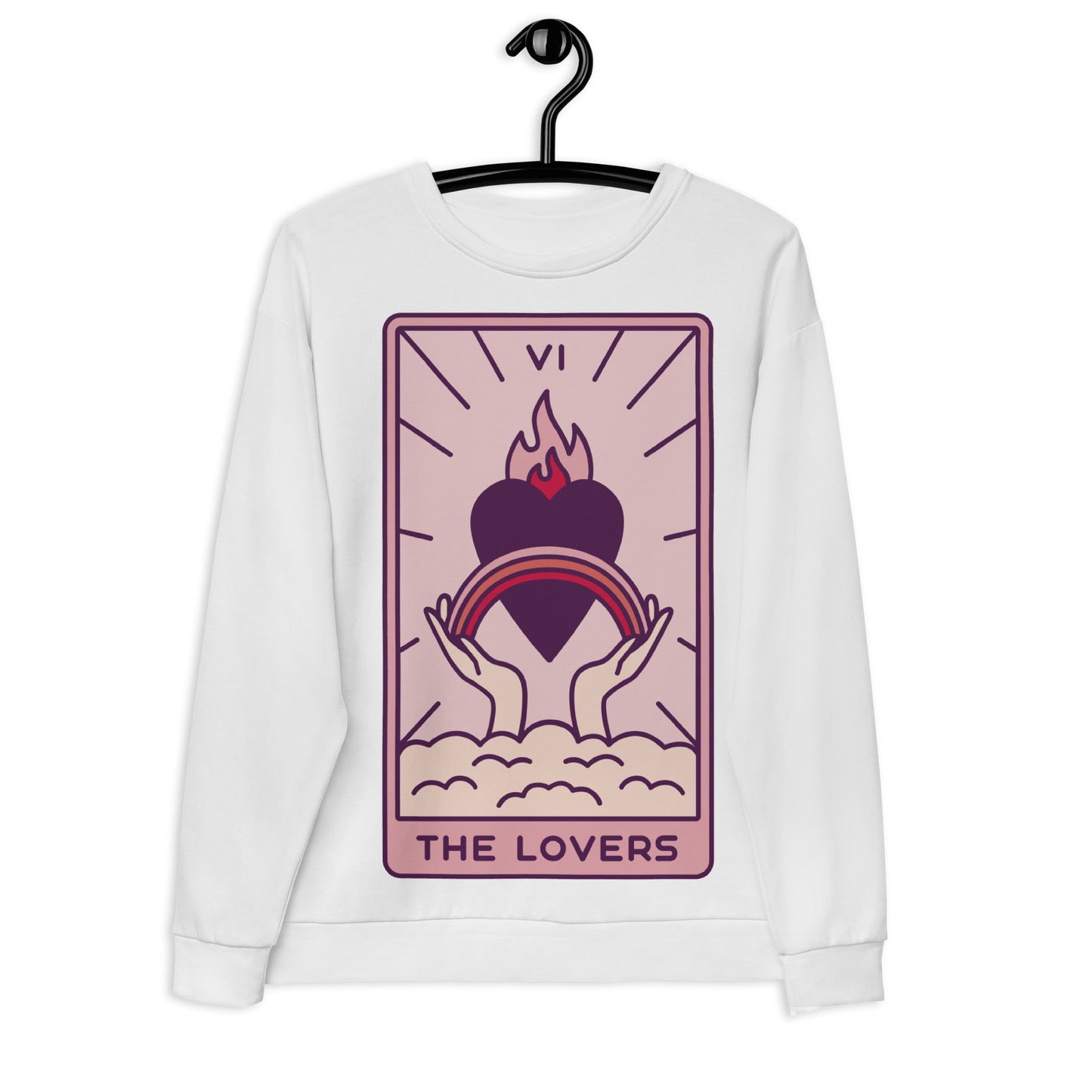 The Lovers Tarot Unisex Sweatshirt