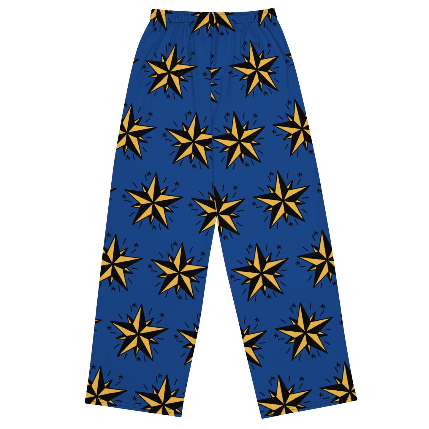 Star Bright All-over print unisex wide-leg pants