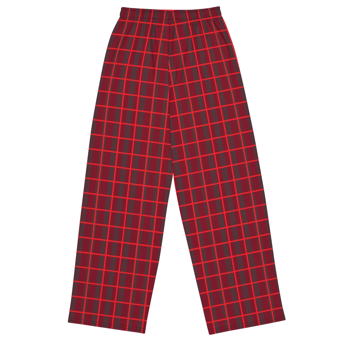 Buffalo Check All-over print unisex wide-leg pants