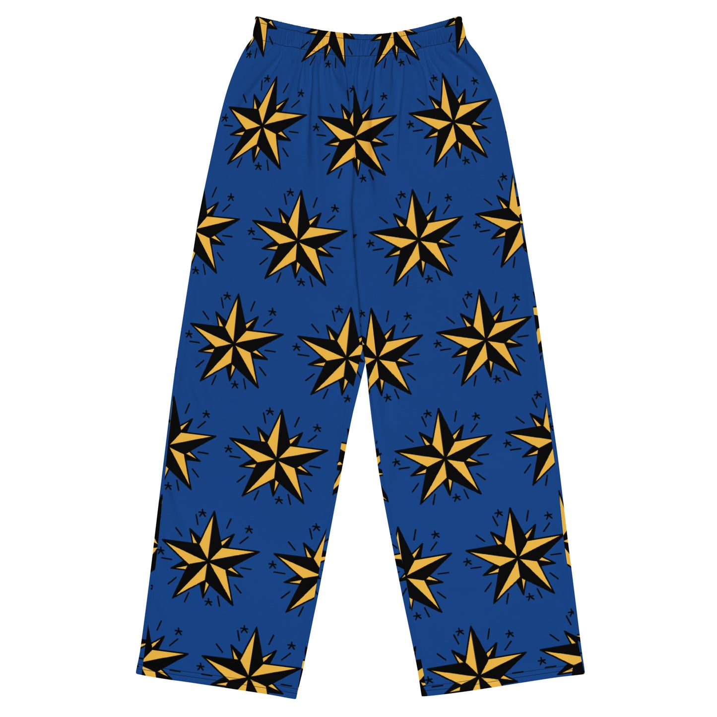 Star Bright All-over print unisex wide-leg pants