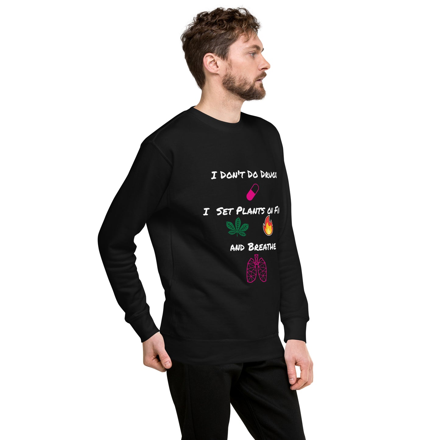 Inhale Unisex Premium Sweatshirt